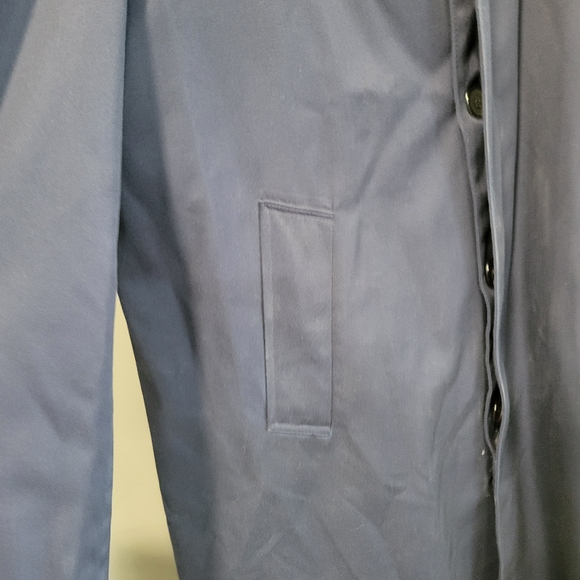 Vintage Croydon Overcoat mens jacket medium 42 navy blue - Picture 4 of 9